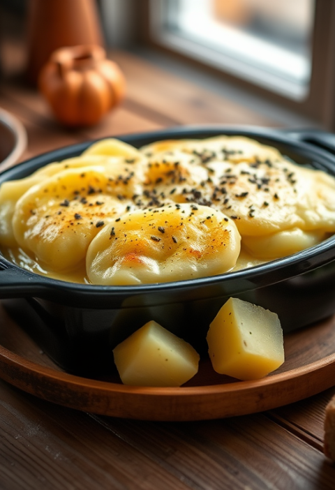 Slow Cooker Potatoes Au Gratin by Kim — Gran Cooks