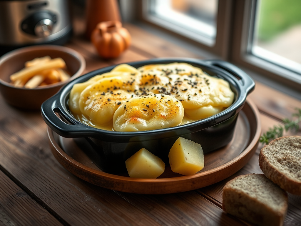 Slow Cooker Potatoes Au Gratin by Kim — Gran Cooks