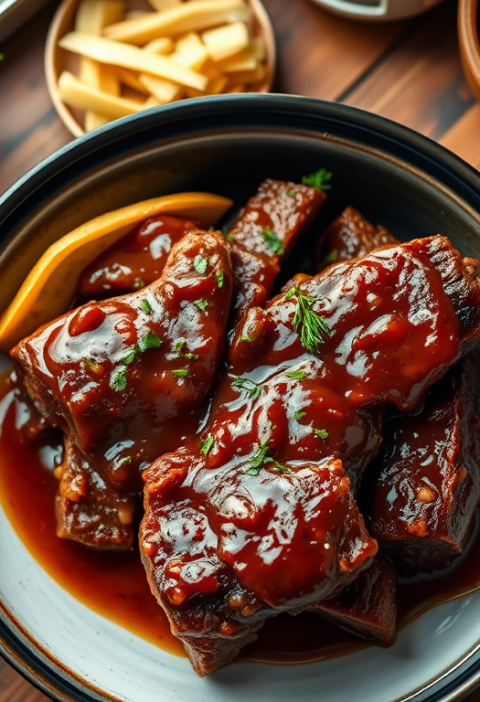 Slow Cooker Potluck Spareribs — Gran Cooks