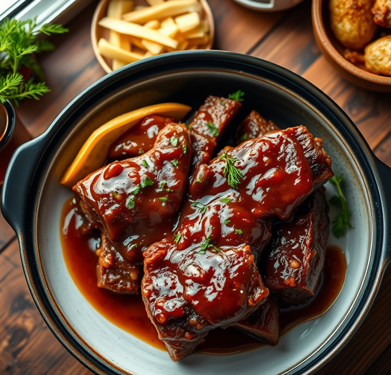 Slow Cooker Potluck Spareribs — Gran Cooks