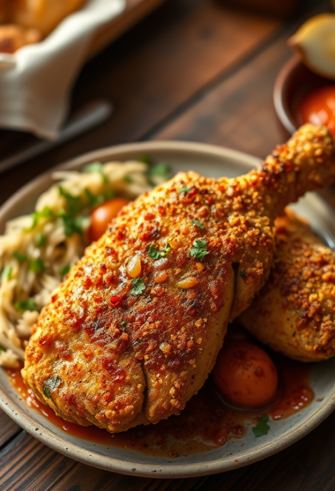 Southwestern Oven Fried Chicken — Gran Cooks