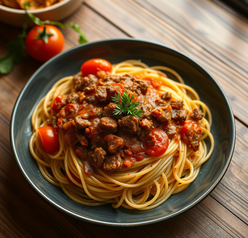 Spaghetti with Simple Sauce — Gran Cooks