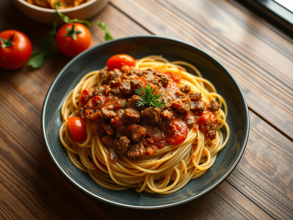 Spaghetti with Simple Sauce — Gran Cooks