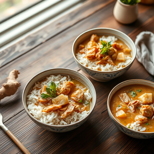 Speedy Ginger-Chicken Soup Bowls — Gran Cooks