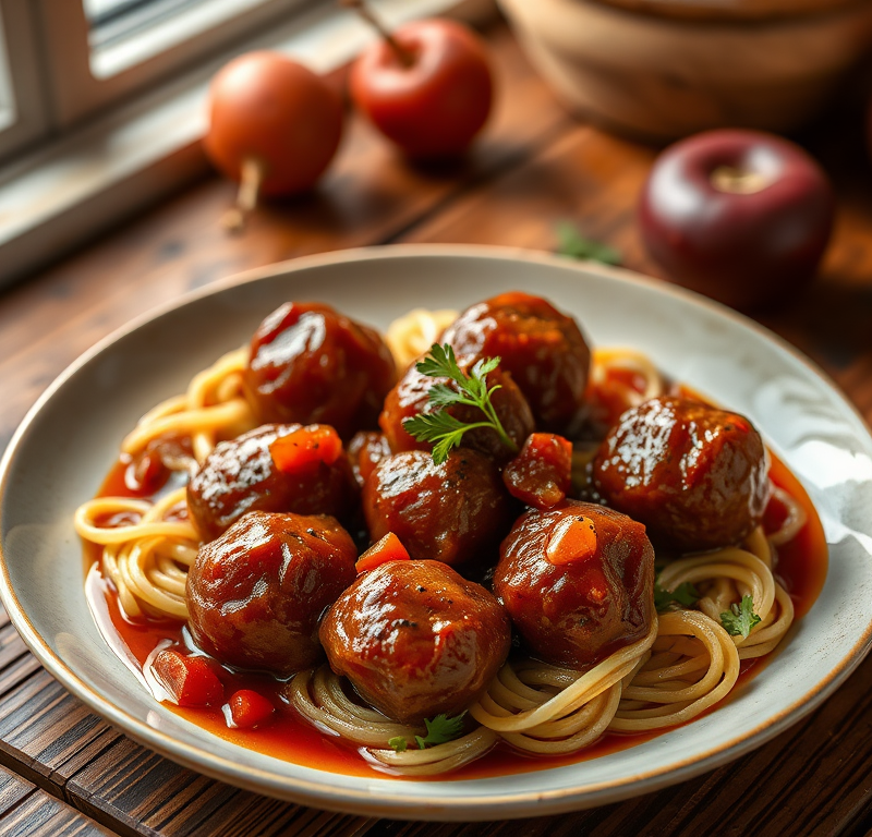 Sweet and Sour Plum Meatballs — Gran Cooks