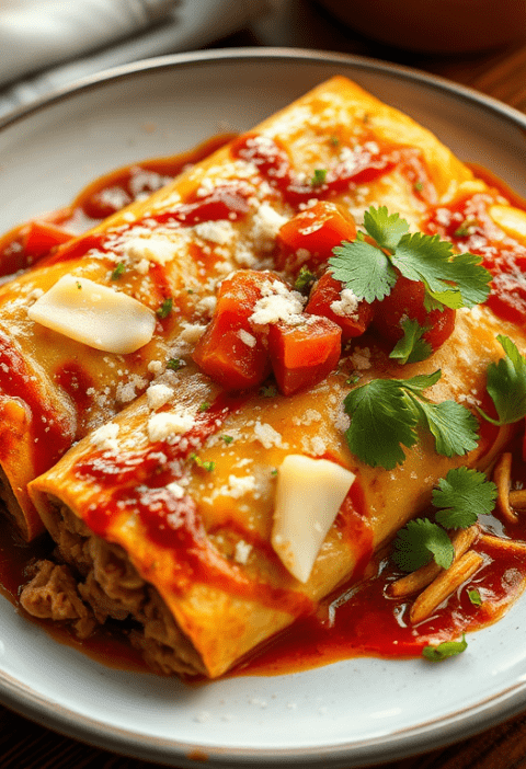Tex Mex Turkey Enchiladas — Gran Cooks