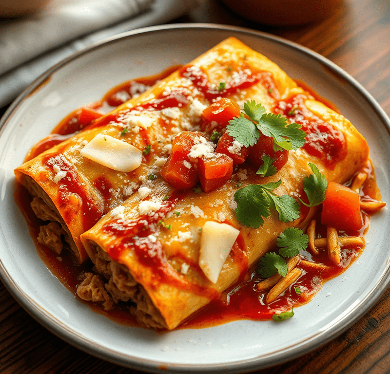 Tex Mex Turkey Enchiladas — Gran Cooks
