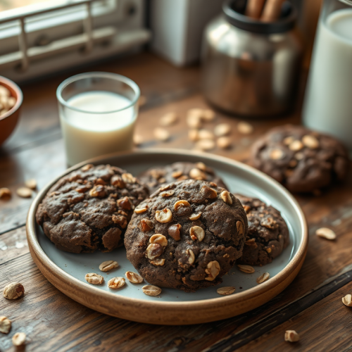 Unbaked Chocolate Oatmeal Cookies — Gran Cooks