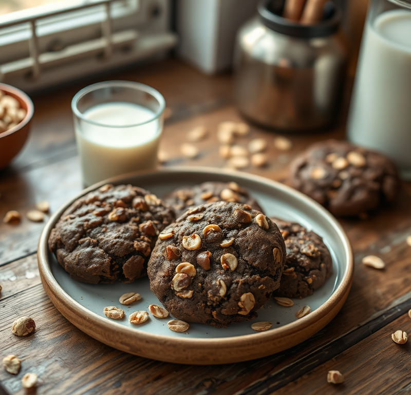 Unbaked Chocolate Oatmeal Cookies — Gran Cooks