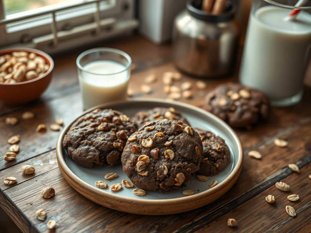 Unbaked Chocolate Oatmeal Cookies — Gran Cooks