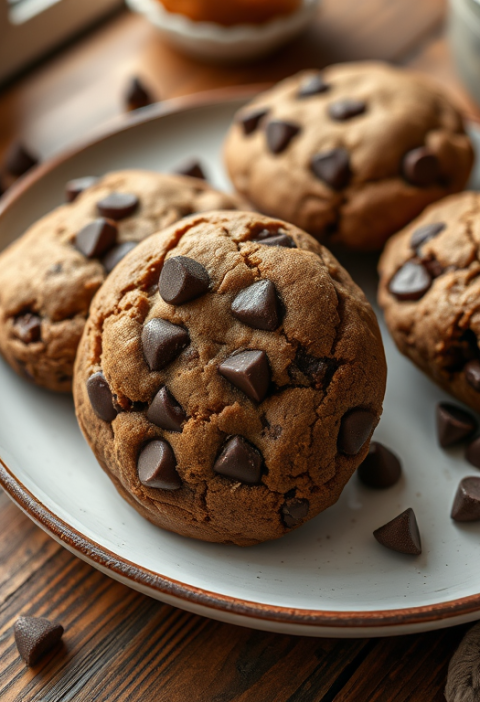 Vegan Double Chocolate Chip Cookies — Gran Cooks