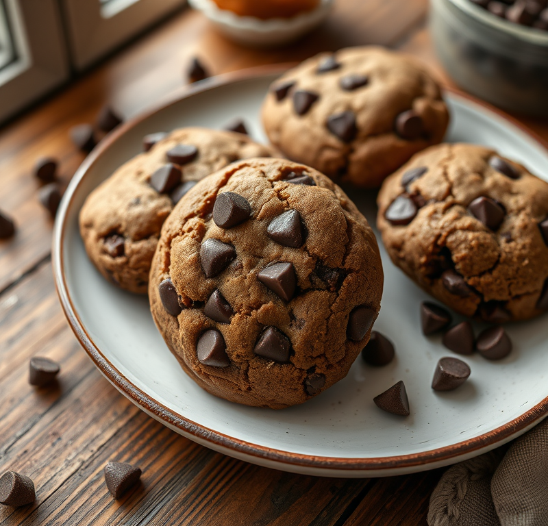 Vegan Double Chocolate Chip Cookies — Gran Cooks