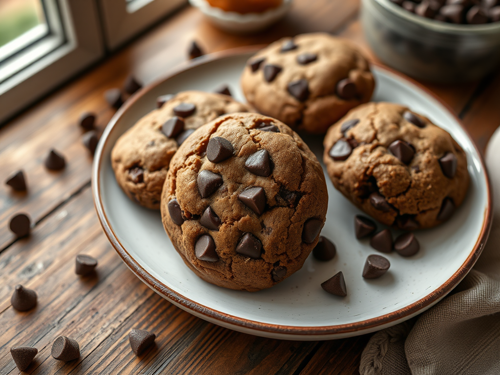 Vegan Double Chocolate Chip Cookies — Gran Cooks