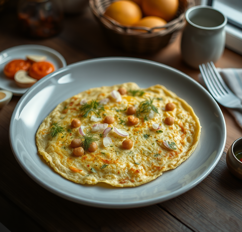 Vegan Omelette/Misi Roti — Gran Cooks