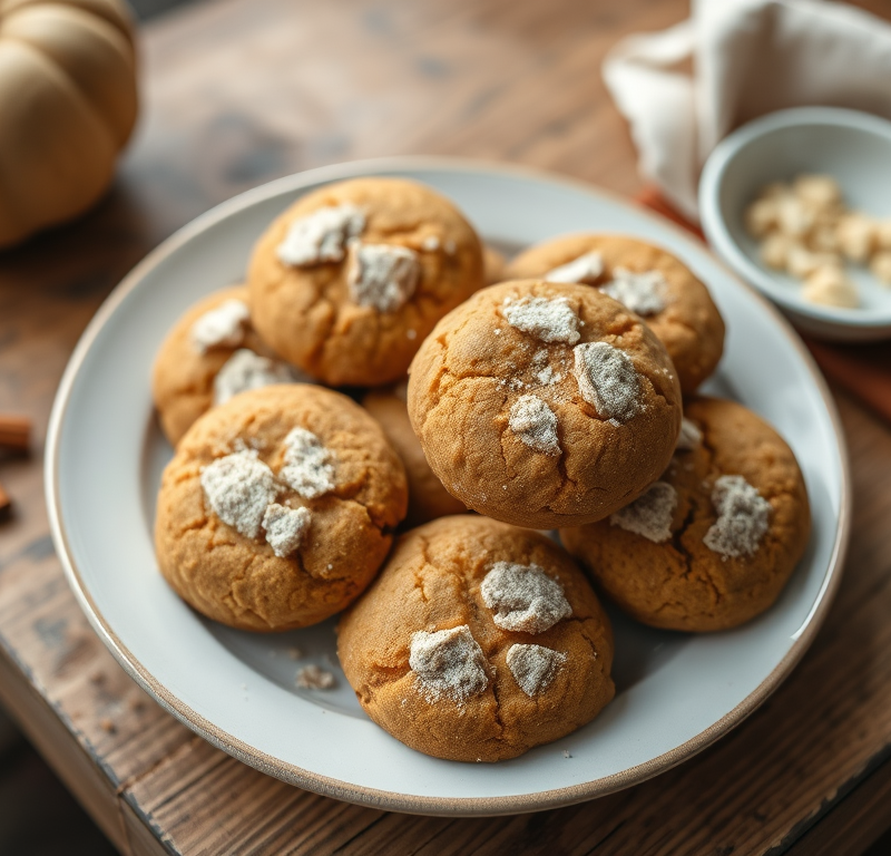Vegan Pumpkin Spice Snickerdoodles — Gran Cooks