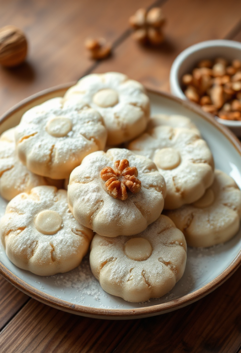 Walnut Shortbread Cookies — Gran Cooks