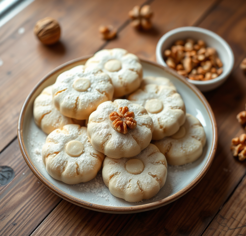 Walnut Shortbread Cookies — Gran Cooks