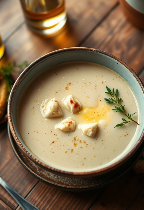 Whiskey-Flavored Crab Soup — Gran Cooks