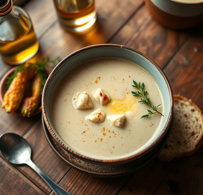 Whiskey-Flavored Crab Soup — Gran Cooks