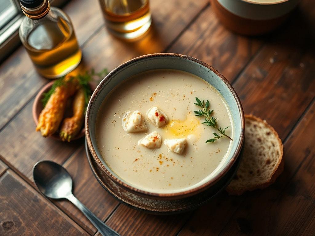 Whiskey-Flavored Crab Soup — Gran Cooks