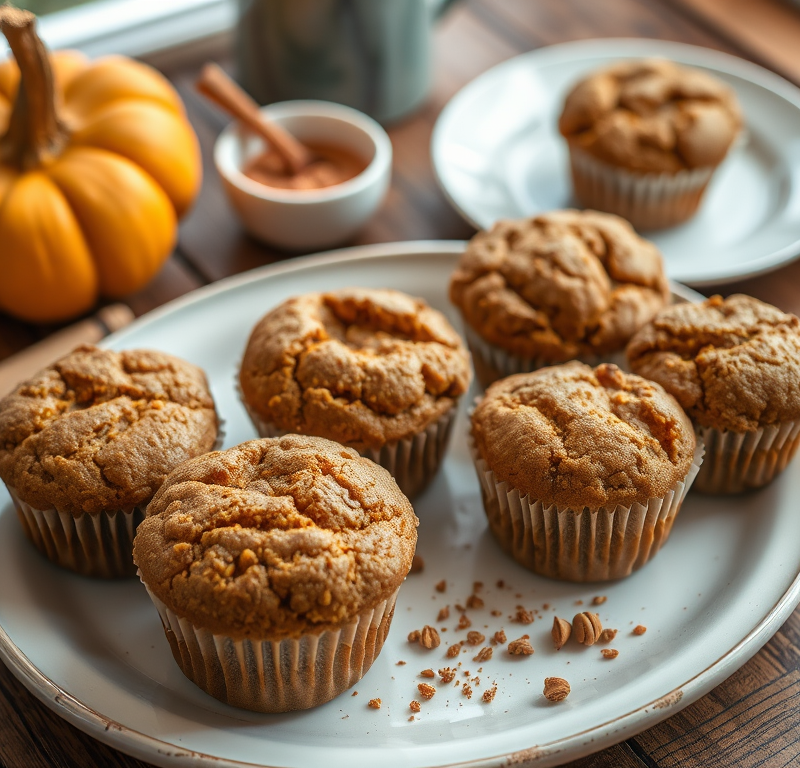 Whole Wheat Pumpkin Muffins — Gran Cooks