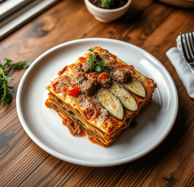 Zucchini Meat Lasagna — Gran Cooks