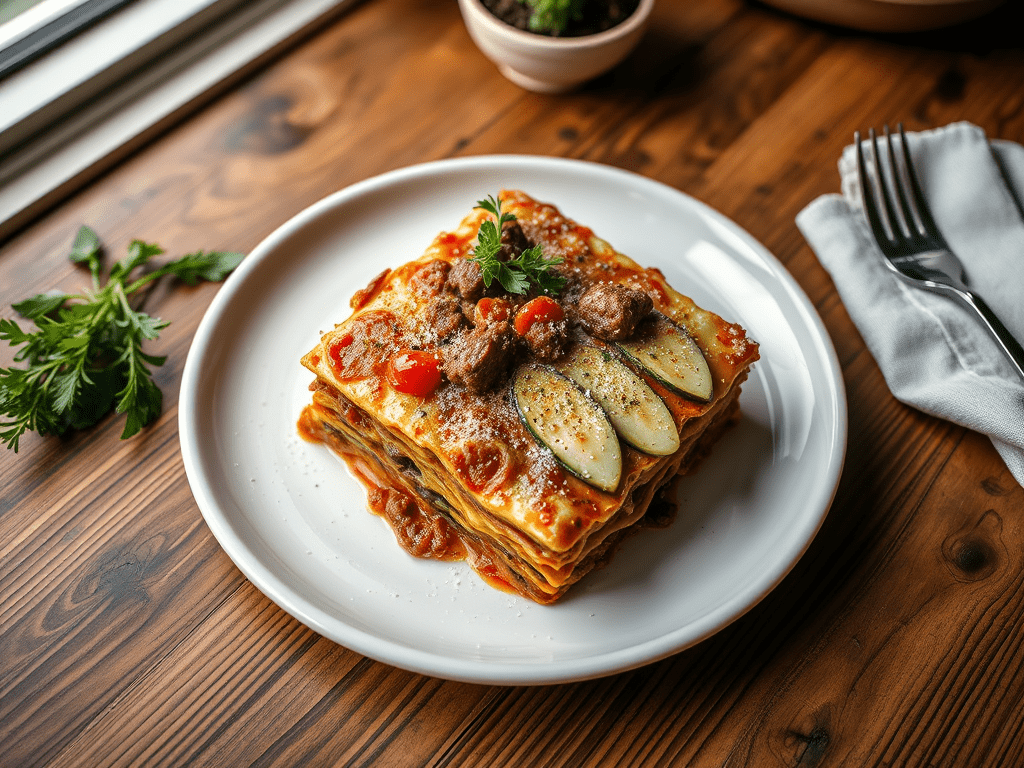 Zucchini Meat Lasagna — Gran Cooks