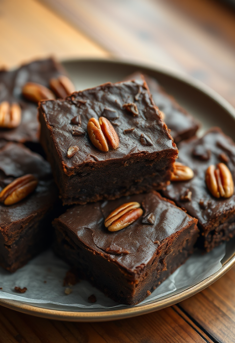 Almost Fat-Free Fudge Brownies — Gran Cooks