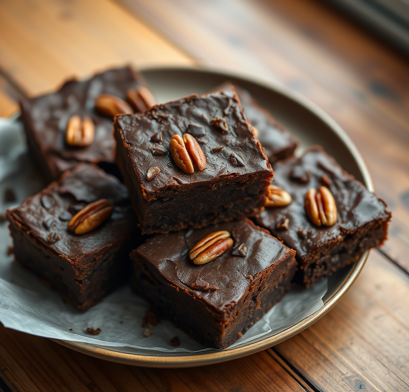 Almost Fat-Free Fudge Brownies — Gran Cooks