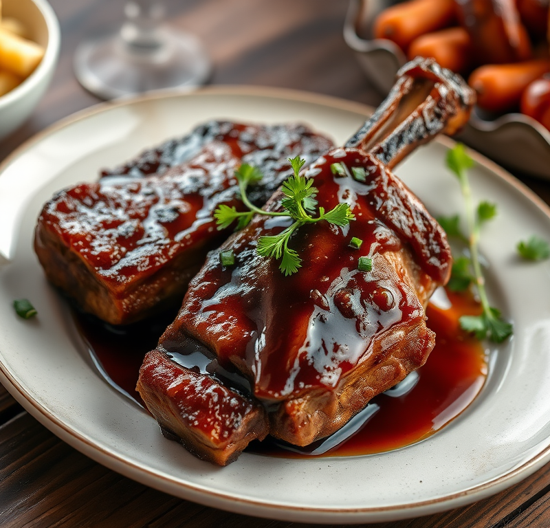 Barbecue Ribs Or Pork Chops Recipe — Gran Cooks