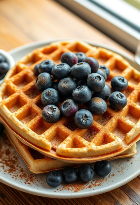 Blueberry Waffles — Gran Cooks