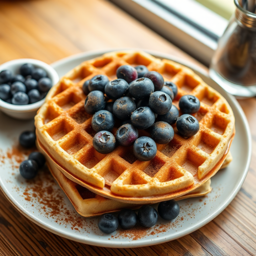 Blueberry Waffles — Gran Cooks