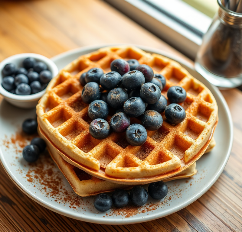 Blueberry Waffles — Gran Cooks