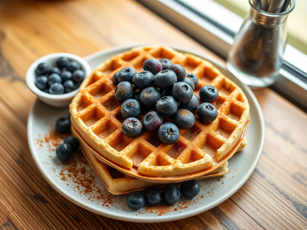 Blueberry Waffles — Gran Cooks