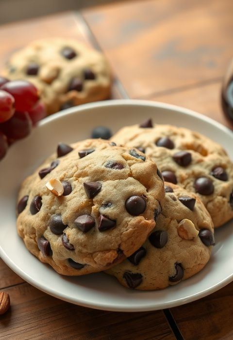 Cabernet Sauvignon Chocolate Chip Cookies — Gran Cooks