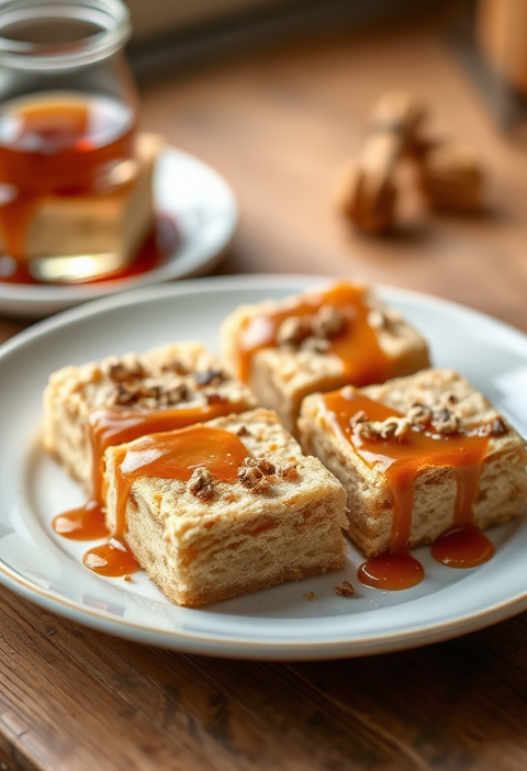 Caramel Shortbread squares — Gran Cooks