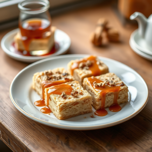 Caramel Shortbread squares — Gran Cooks