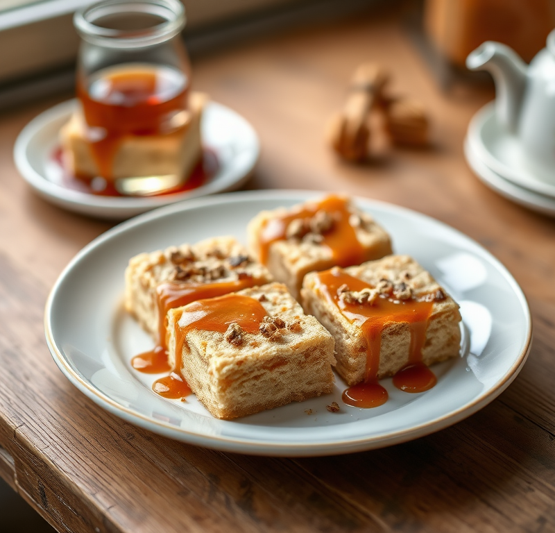 Caramel Shortbread squares — Gran Cooks