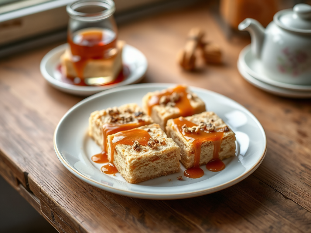 Caramel Shortbread squares — Gran Cooks