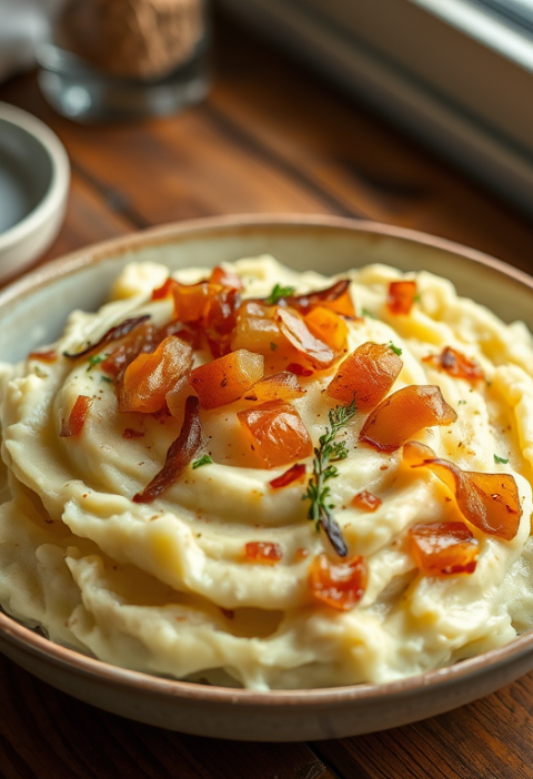 Caramelized Onion Mashed Potatoes — Gran Cooks