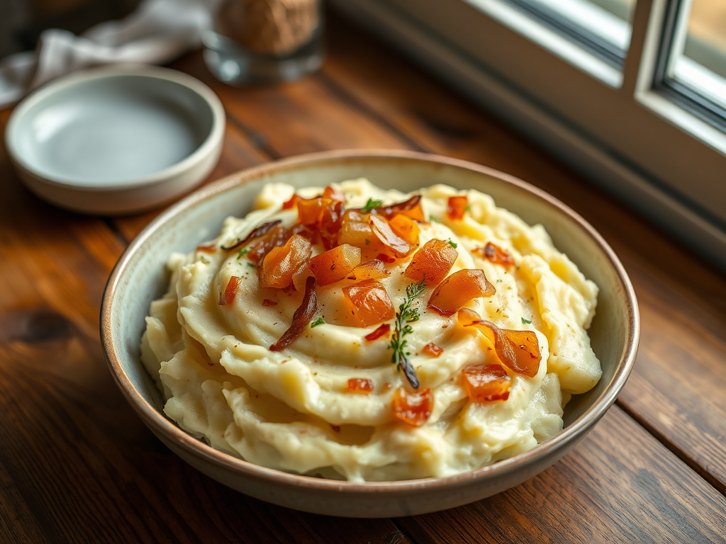 Caramelized Onion Mashed Potatoes — Gran Cooks