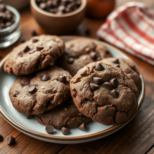 Chocolate Chocolate Chip Cookies — Gran Cooks
