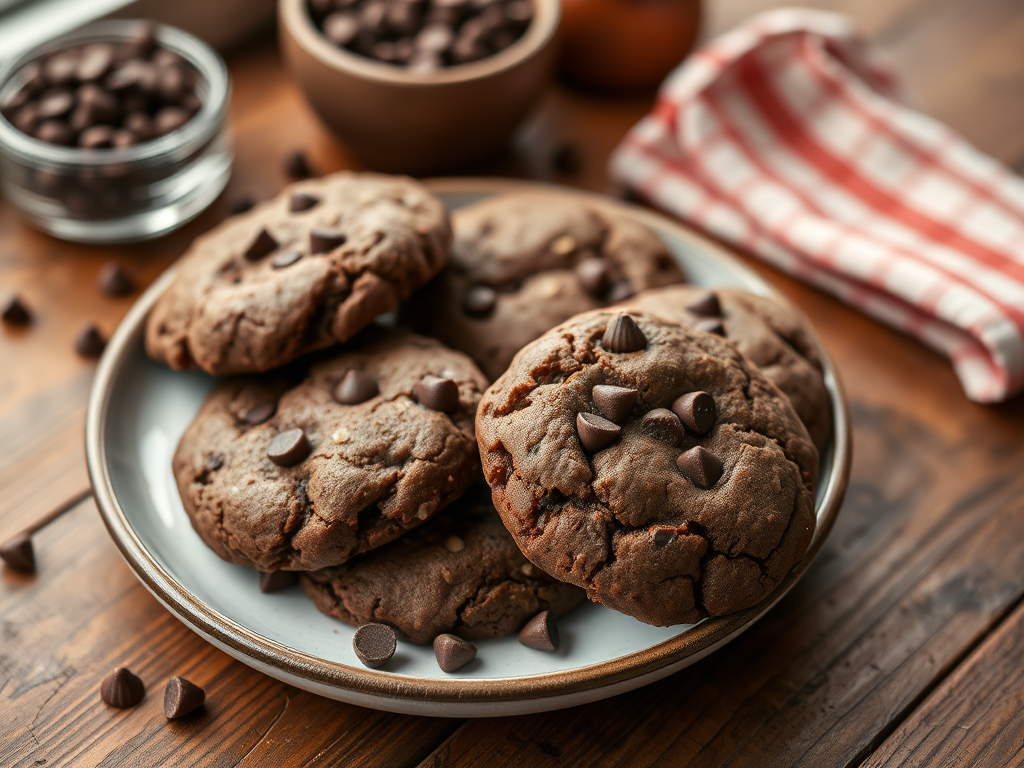 Chocolate Chocolate Chip Cookies — Gran Cooks