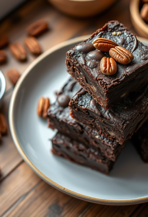 Chocolate Pecan Brownies — Gran Cooks