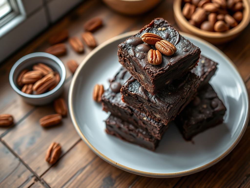Chocolate Pecan Brownies — Gran Cooks