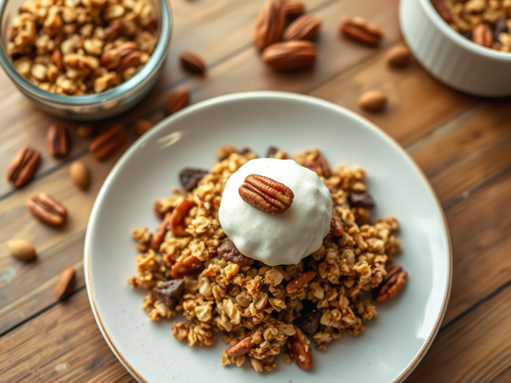 Crunchy Pecan Granola — Gran Cooks