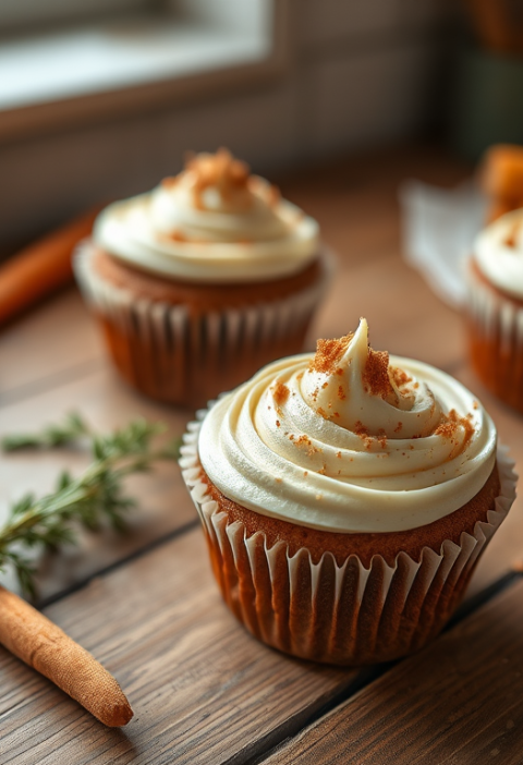 Eggless Vegan Carrot Cake Cupcakes — Gran Cooks