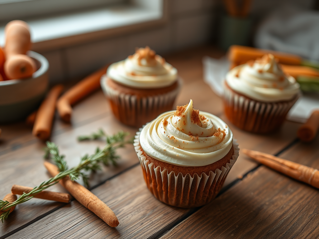 Eggless Vegan Carrot Cake Cupcakes — Gran Cooks