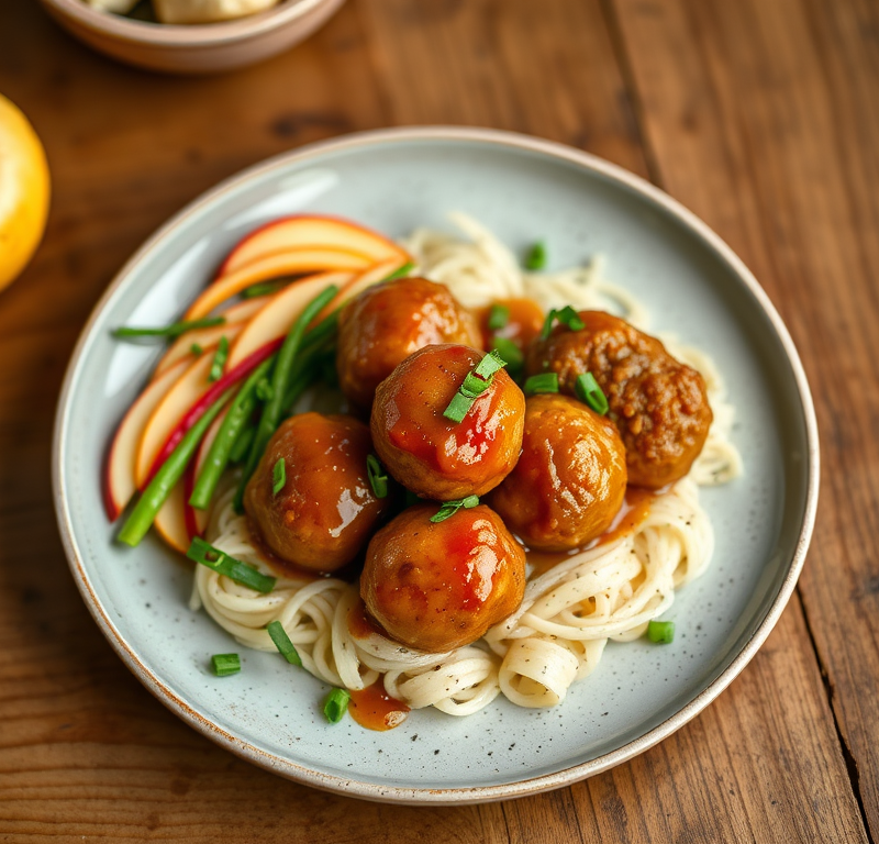 Glazed Turkey Meatballs — Gran Cooks