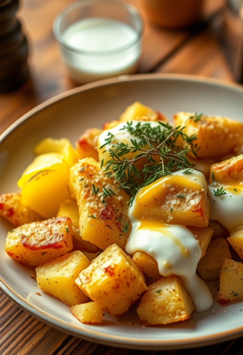 Golden Smashed Potatoes — Gran Cooks